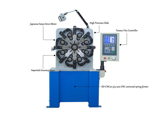Xd-CNC20 3 de Lentemachine van de Astorsie met 0.3mm tot 2.3mm de Waaier van de Draaddiameter