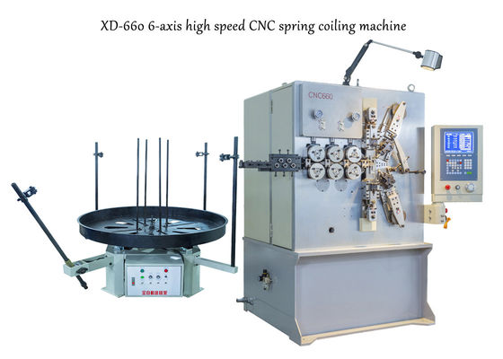 Xd-660 6-as Hoge snelheidscnc de Lente die Machine om de Lentesprecisie Te maken rollen